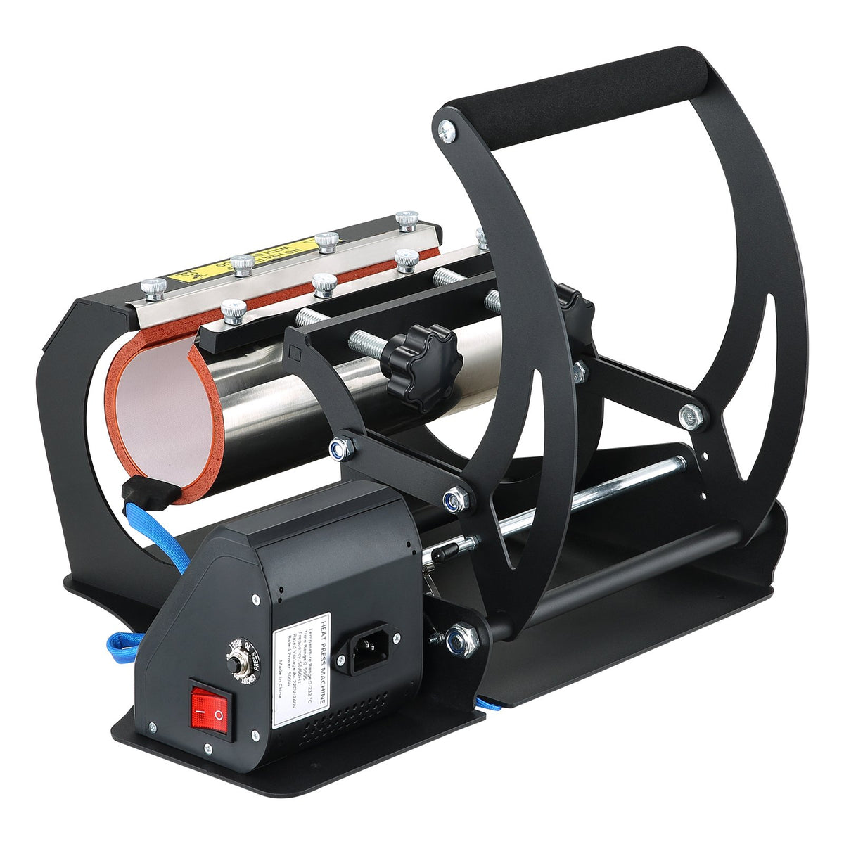 VEVOR Mug Heat Press 330 and 590 ml, Dual Plate, with LCD and Removable Mats