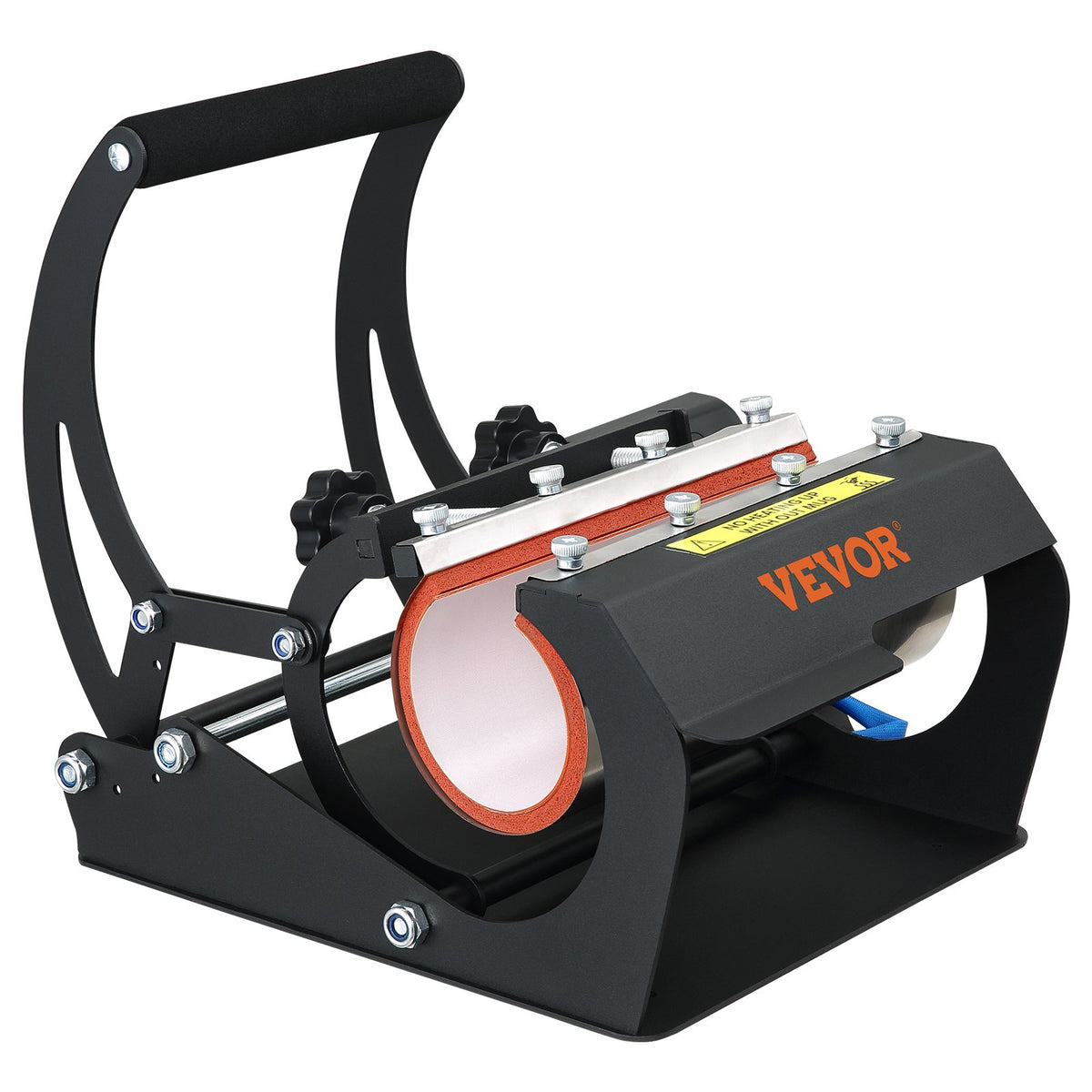 VEVOR Mug Heat Press 330 and 590 ml, Dual Plate, with LCD and Removable Mats
