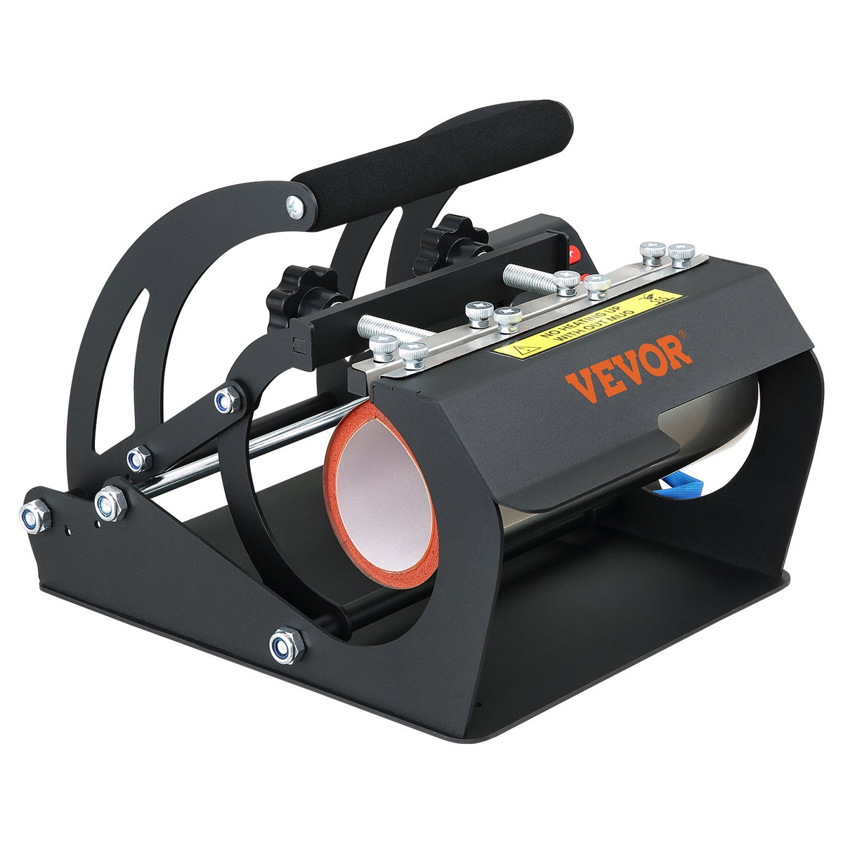 VEVOR Mug Heat Press 330 and 590 ml, Dual Plate, with LCD and Removable Mats