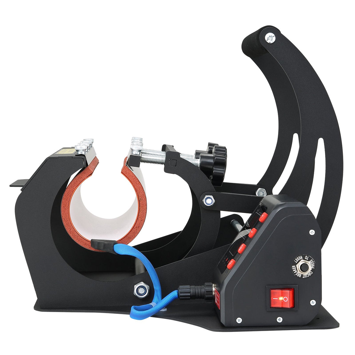 VEVOR Mug Heat Press 330 and 590 ml, Dual Plate, with LCD and Removable Mats