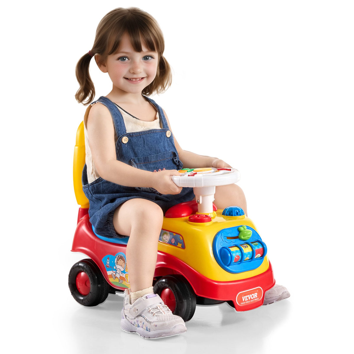 VEVOR Push Ride-On Car for Children 1-3 Years, Boys and Girls