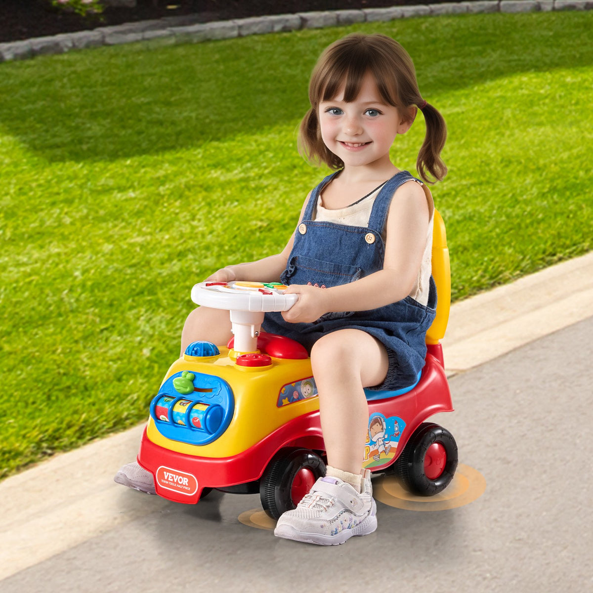 VEVOR Push Ride-On Car for Children 1-3 Years, Boys and Girls