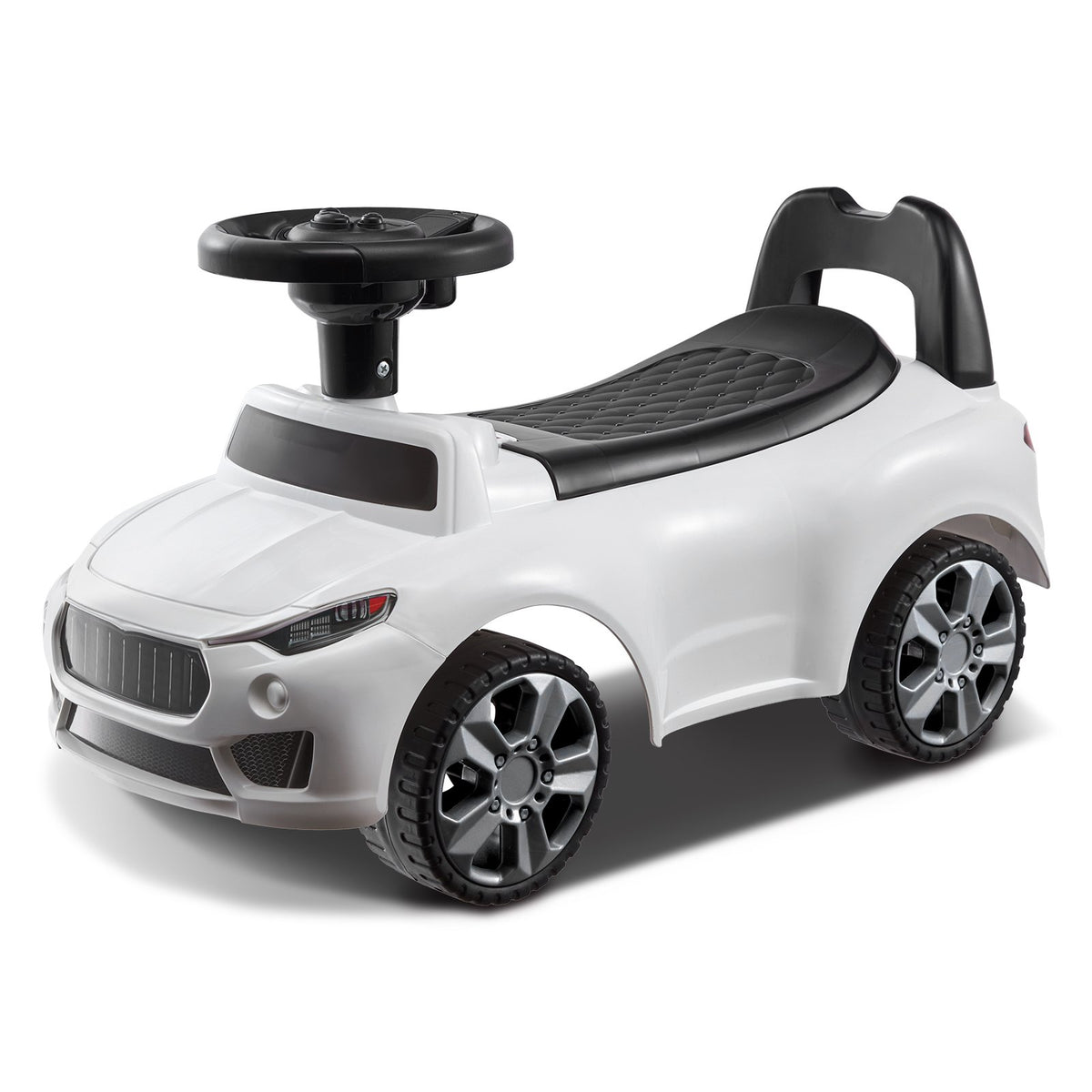 VEVOR Push Ride-On Car for Children 1-3 Years, White