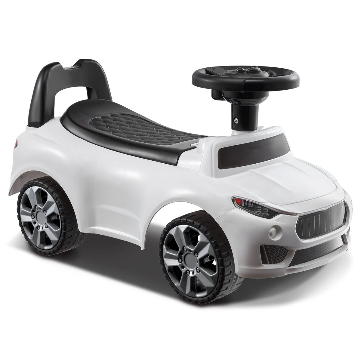 VEVOR Push Ride-On Car for Children 1-3 Years, White