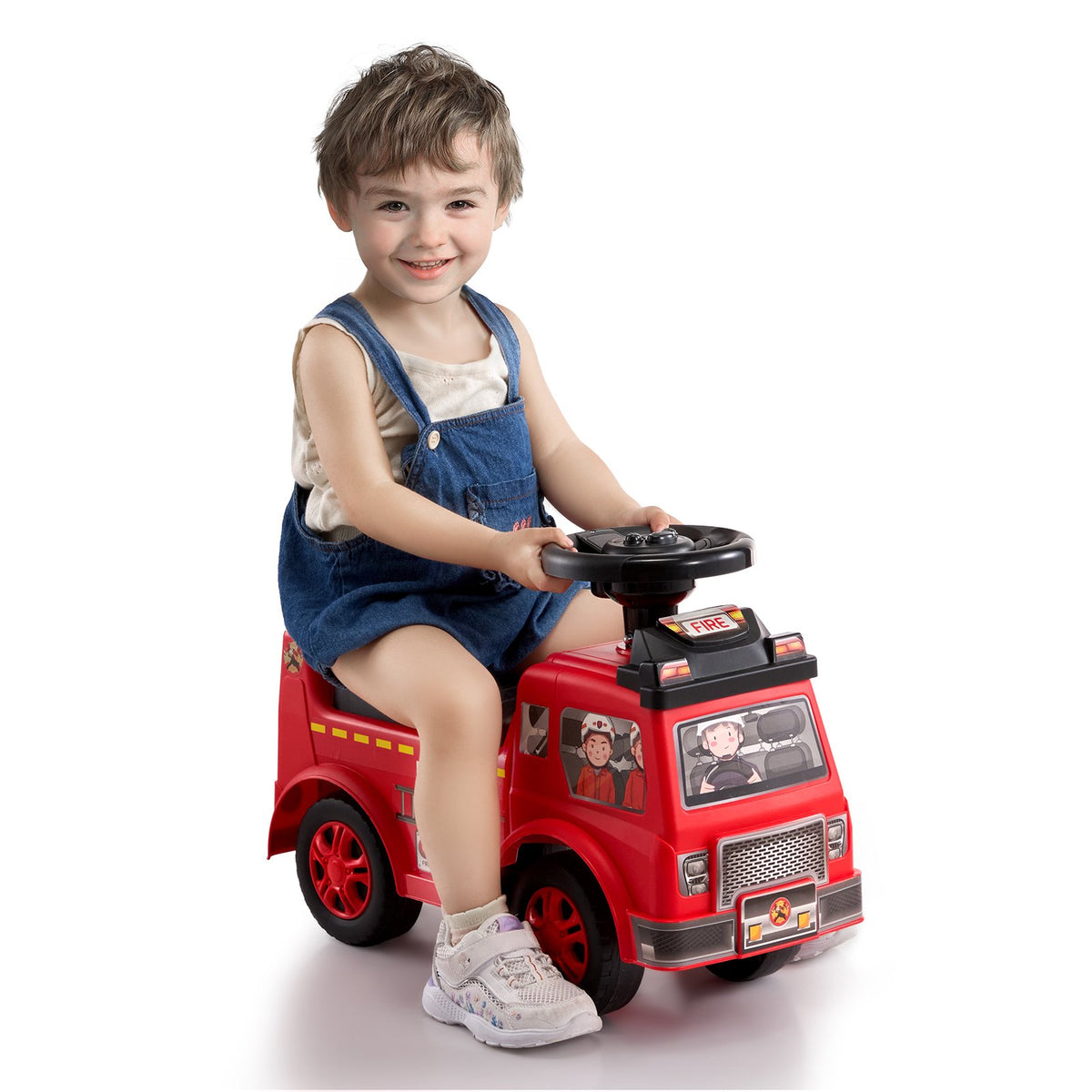 VEVOR Push Ride-On Car for Children 1-3 Years, Red