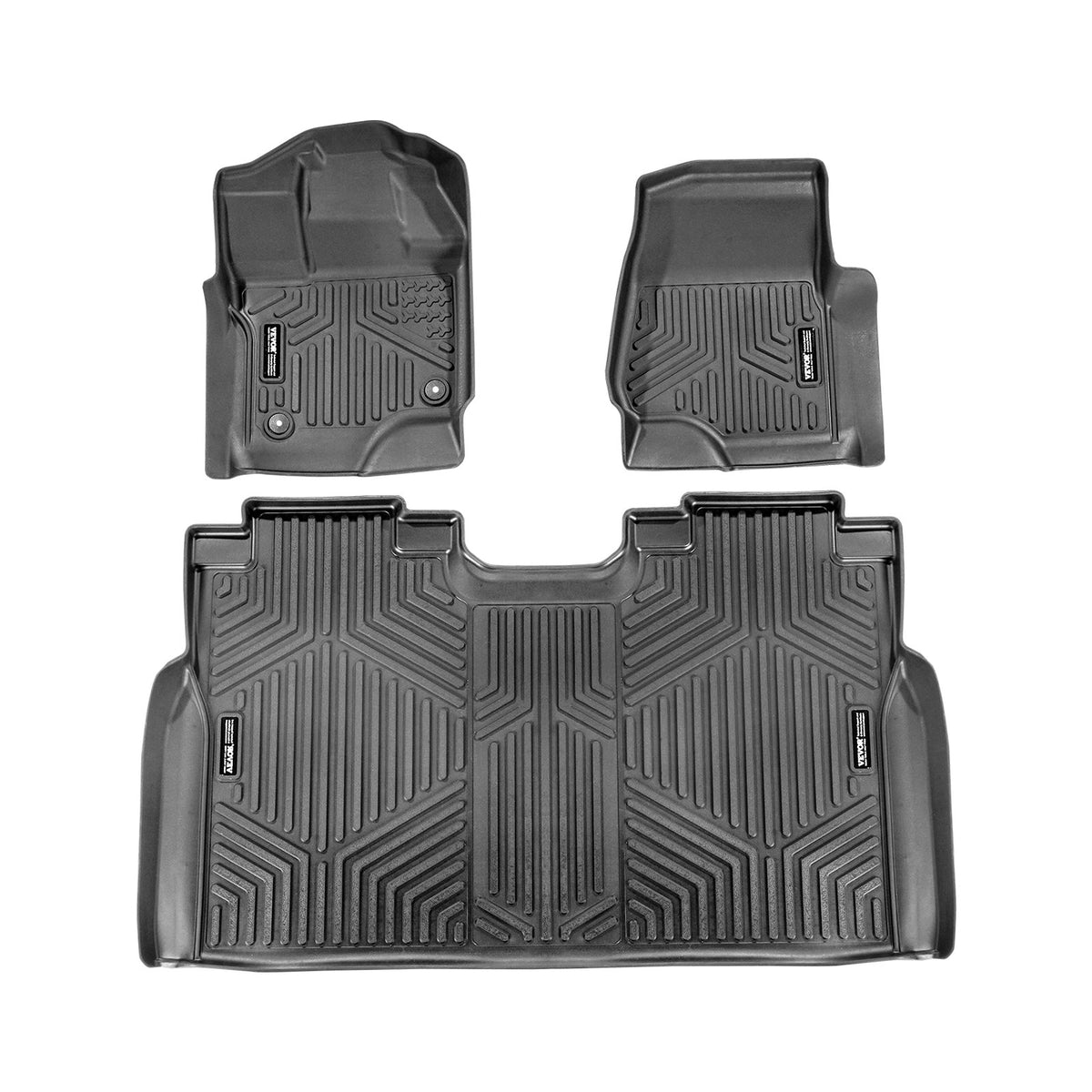VEVOR automašīnas grīdas paklāji Ford F-150 / F-150 Lightning (2015-2024), 3 габ., TPE