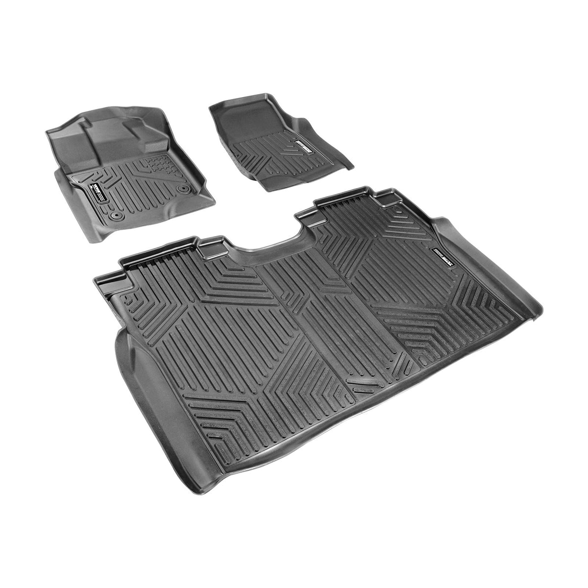 VEVOR automašīnas grīdas paklāji Ford F-150 / F-150 Lightning (2015-2024), 3 габ., TPE