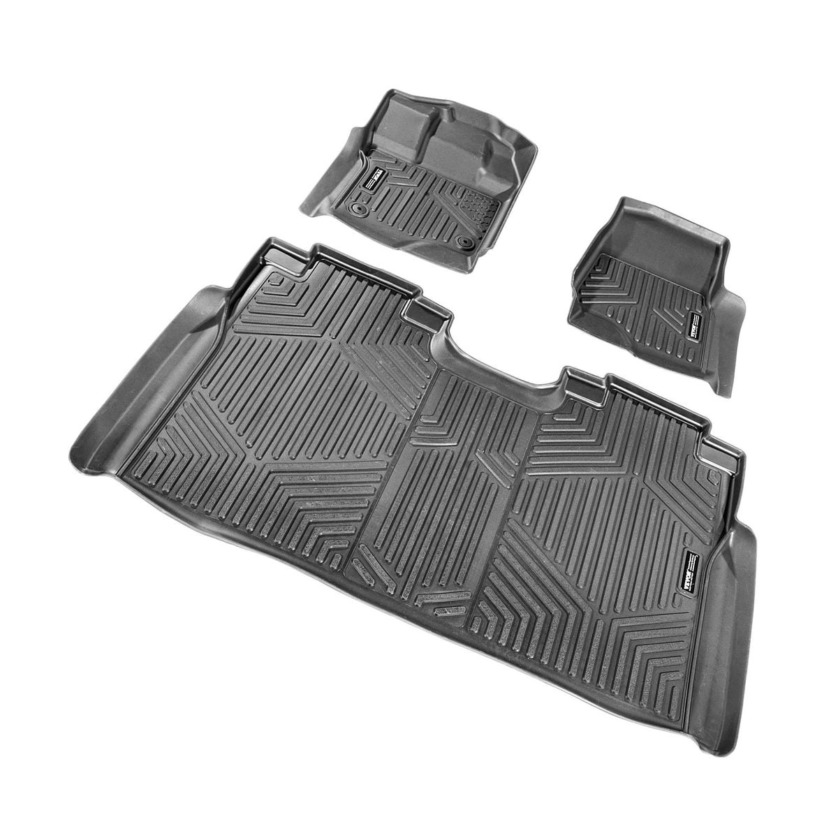 VEVOR automašīnas grīdas paklāji Ford F-150 / F-150 Lightning (2015-2024), 3 габ., TPE