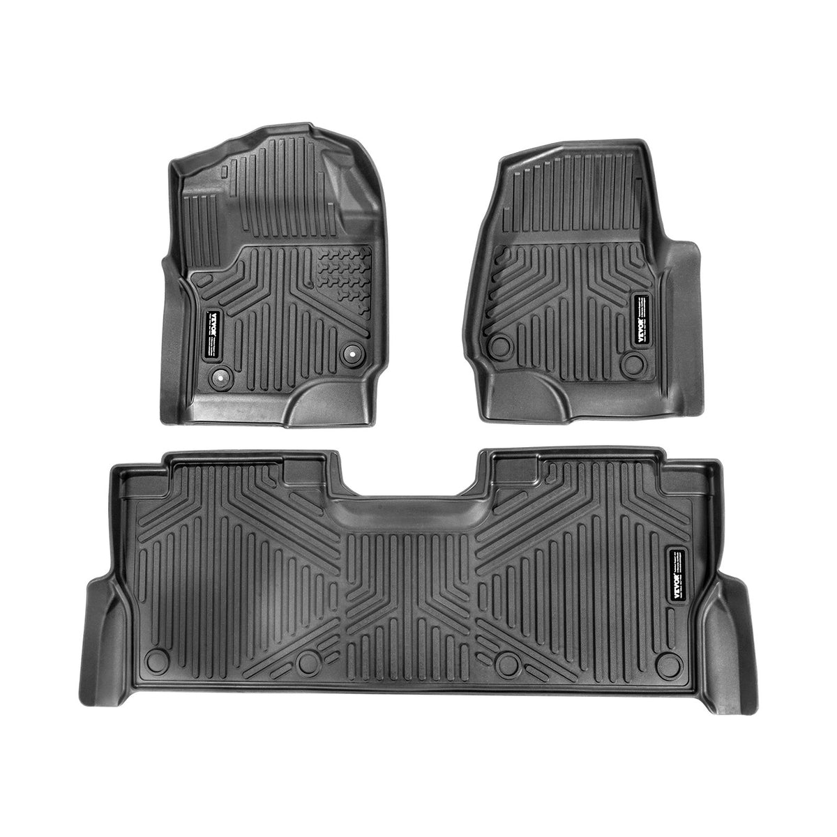 VEVOR Car Floor Mats Ford F-250 / F-350 / F-450 (2017–2022), 3 pcs, TPE