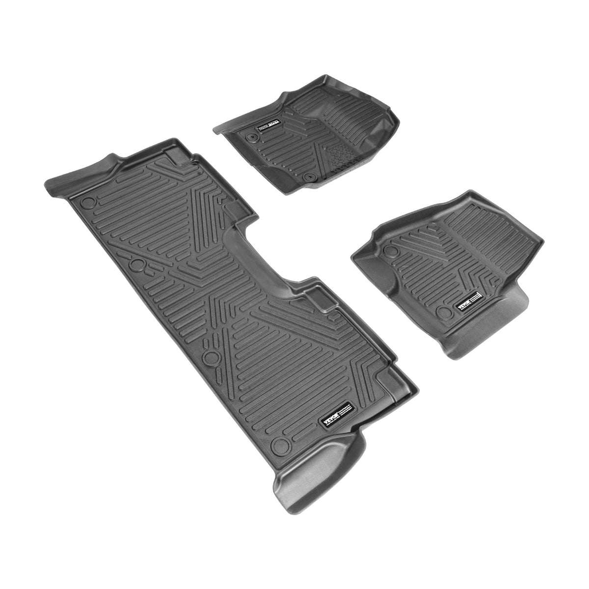 VEVOR Car Floor Mats Ford F-250 / F-350 / F-450 (2017–2022), 3 pcs, TPE