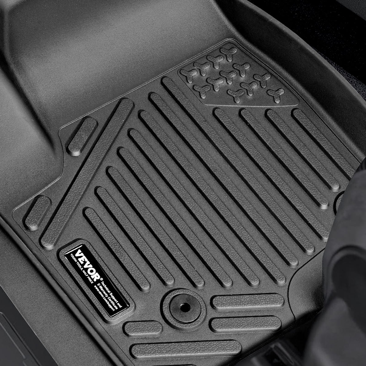VEVOR Car Floor Mats for Chevrolet Silverado / GMC Sierra 1500, 3 pcs