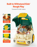 VEVOR dzinēja rotaļlieta, 60 detaļas, bērnu mehāniķa auto remonta komplekts ar noņemamām detaļām, gaismām un skaņām, stūri un taurīti, mehāniķa darbnīcas rotaļu komplekts bērniem no 3 gadu vecuma, zaļš