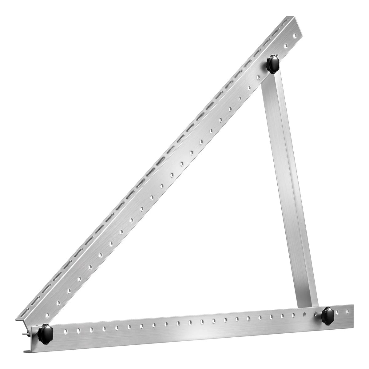VEVOR 104 cm saules paneļu montāžas kronšteini, regulējams slīpums 0–90°, paredzēti 100–300 W paneļiem, viegli alumīnija kronšteini ar salokāmām balsta kājām jumtam, kemperim, laivai un autonomām sistēmām