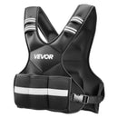 VEVOR regulējama svaru veste 4,7 kg ar 6 svaru ieliktņiem, X formas dizains un atstarojošas joslas, spēka treniņiem, skriešanai un fitnesam vīriešiem un sievietēm