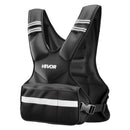 VEVOR regulējama svaru veste 18,3 kg ar 8 svaru ieliktņiem, X formas dizains un atstarojošas joslas, spēka treniņiem, skriešanai un fitnesam vīriešiem un sievietēm