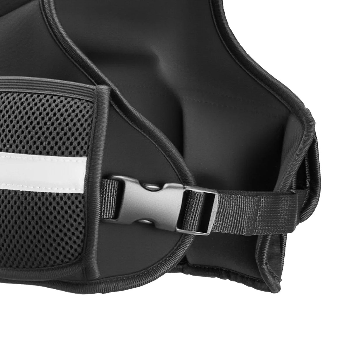 VEVOR reguleeritav raskusvest 18,3 kg 8 raskusplokiga, X-kujuline, helkurribadega