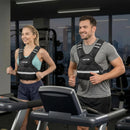 VEVOR regulējama svaru veste 18,3 kg ar 8 svaru ieliktņiem, X formas dizains un atstarojošas joslas, spēka treniņiem, skriešanai un fitnesam vīriešiem un sievietēm