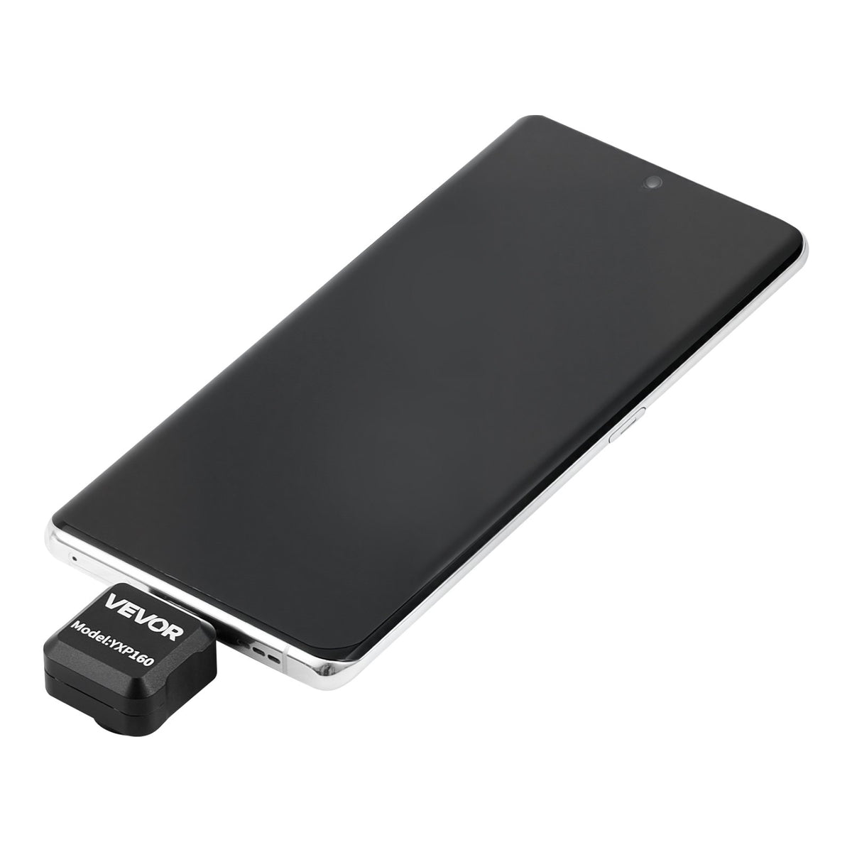 VEVOR termokamera Android ierīcēm, 320 × 240 TISR super izšķirtspēja, 25 Hz atsvaidzes ātrums, 160 × 120 IR izšķirtspēja, temperatūras diapazons - 20 °C līdz 550 °C, 15 krāsu paletes - ZEMLETES.LV
