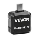 VEVOR termokamera Android ierīcēm, 320 × 240 TISR super izšķirtspēja, 25 Hz atsvaidzes ātrums, 160 × 120 IR izšķirtspēja, temperatūras diapazons - 20 °C līdz 550 °C, 15 krāsu paletes - ZEMLETES.LV