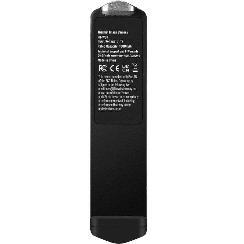 VEVOR termokamera Android un iOS ierīcēm, 256 × 192 IR izšķirtspēja, bezvadu infrasarkanais attēlveidotājs ar WiFi un vizuālo kameru, 25 Hz atsvaidzes intensitāte, temperatūras diapazons –20 °C līdz 550 °C, IP54 aizsardzības klase