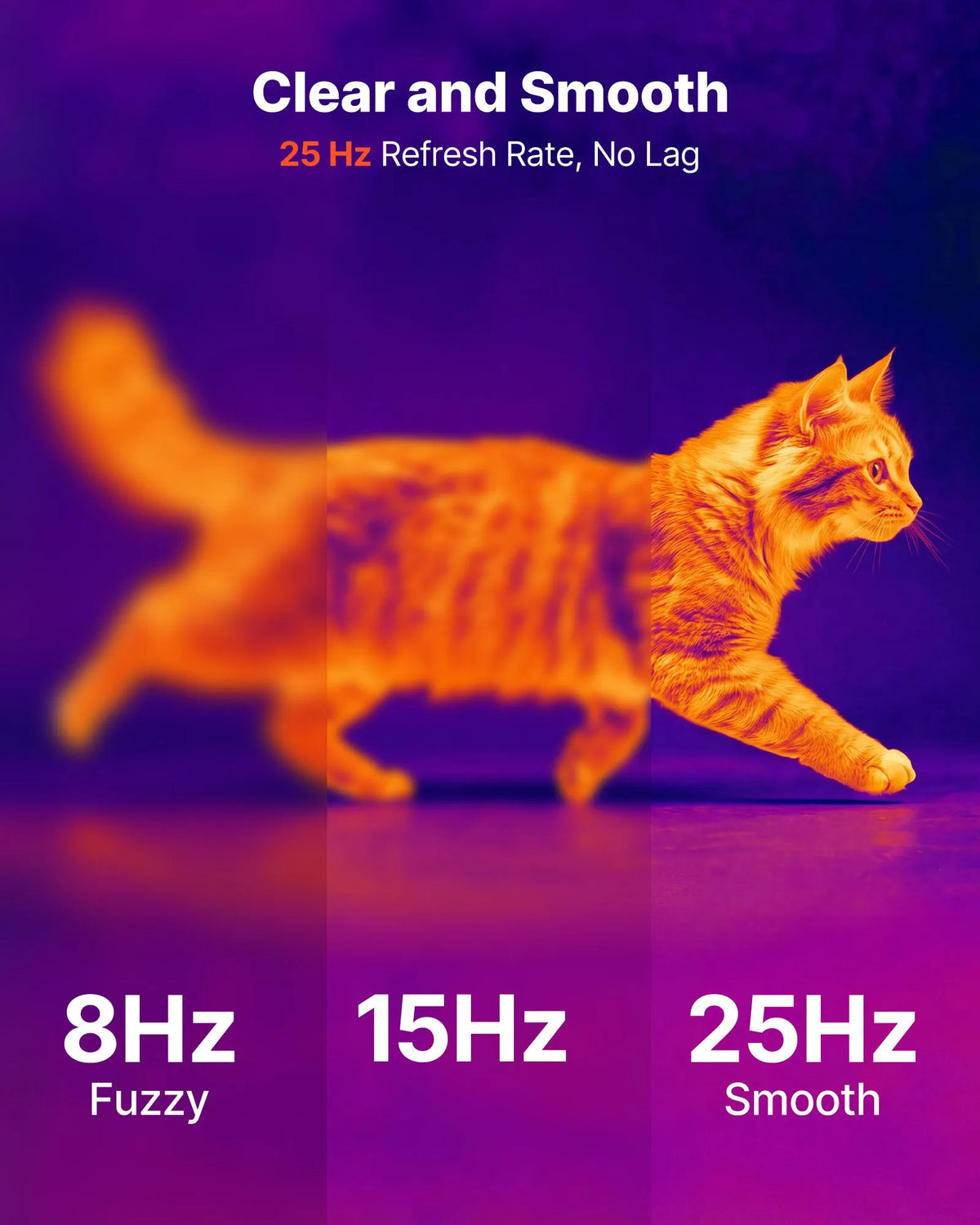 VEVOR termokamera Android un iOS ierīcēm ar makro objektīvu, 512 × 384 super izšķirtspēja, 25 Hz atsvaidzes ātrums, 256 × 192 IR izšķirtspēja, temperatūras diapazons - 20 °C līdz 550 °C - ZEMLETES.LV