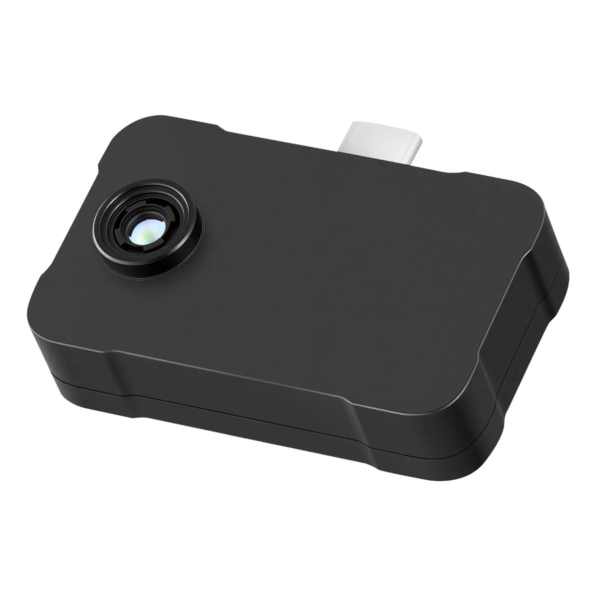 VEVOR termokamera Android un iOS ierīcēm ar 512 × 384 superrezolūciju, 25 Hz atsvaidzes ātrums, 256 × 192 IR izšķirtspēja, temperatūras diapazons no - 20 °C līdz +550 °C, 6 krāsu paletes - ZEMLETES.LV