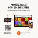 VEVOR termiskās attēlveidošanas kamera Android ierīcēm, 256 × 192 IR izšķirtspēja, infrasarkanais attēlveidotājs ar vizuālo kameru, 25 Hz atsvaidzes intensitāte, temperatūras diapazons –20 °C līdz 550 °C, IP54 aizsardzības klase