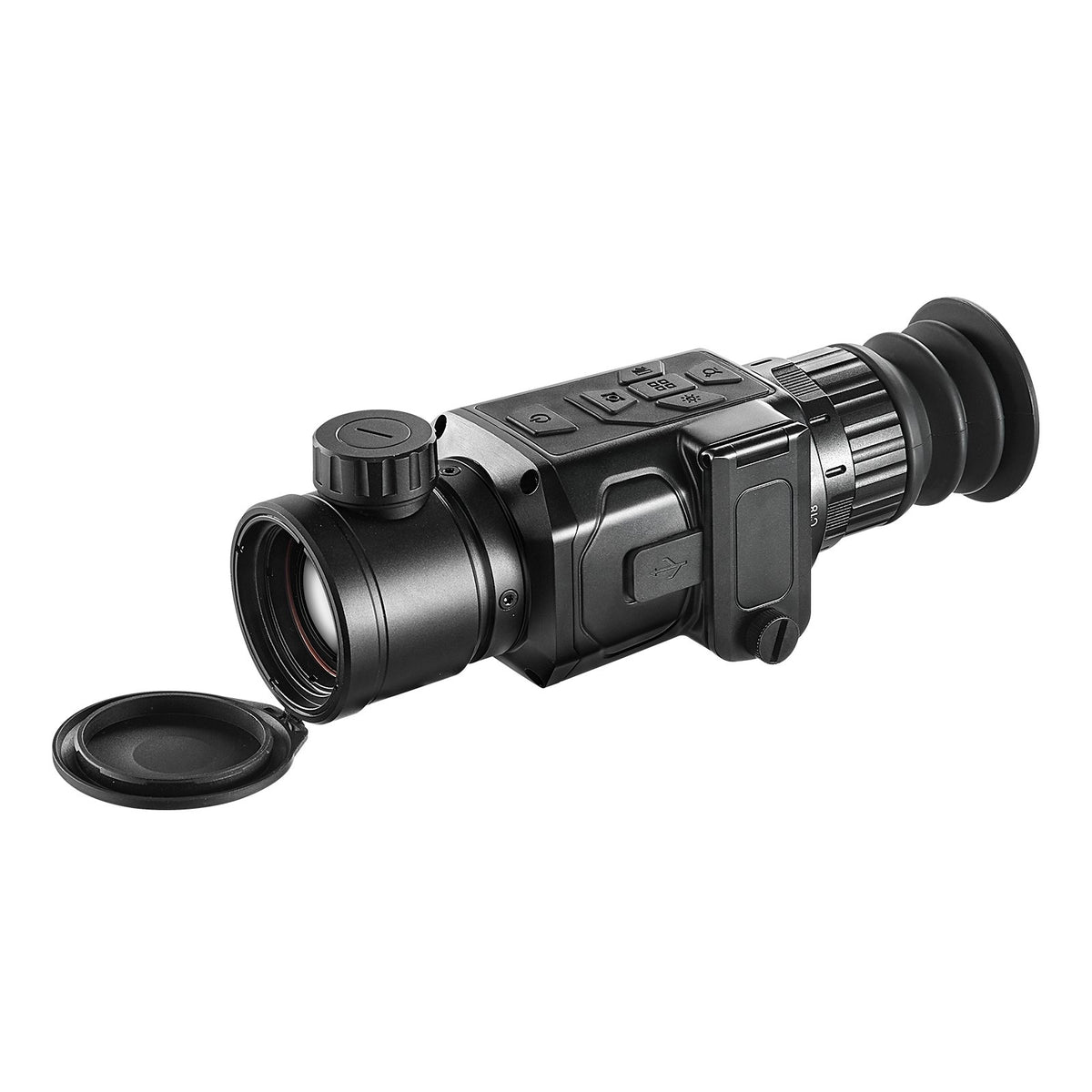 Thermal Monocular for Hunting with 1–8x Zoom and 10 mm OLED Display