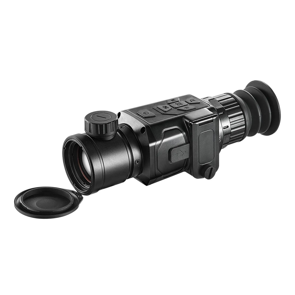 Thermal Monocular for Hunting with 1–8x Zoom and 10 mm OLED Display