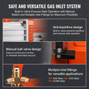 VEVOR vakuumsūknis 198 l/min, divpakāpju rotācijas lāpstiņu HVAC gaisa kondicionēšanas vakuumsūknis