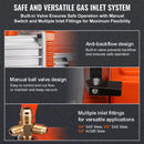 VEVOR divpakāpju rotācijas lāpstiņu HVAC vakuuma sūknis 142 l/min (5 CFM) gaisa kondicionēšanas sistēmām