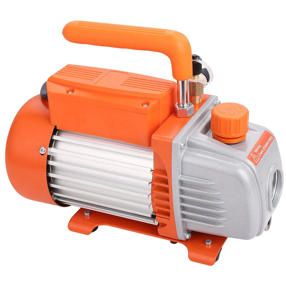 VEVOR Single-Stage Vacuum Pump 99 l/min, 150 W, 220–240 V, Air Conditioning and HVAC Vacuum Pump with SAE 1/4 and ACME 1/2 Inlet Connections, for HVAC Repair, Refrigeration Maintenance and Resin Degassing