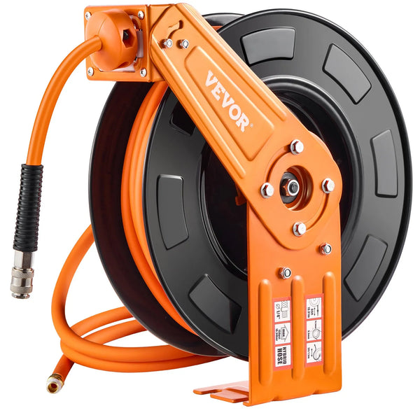 Gaisa šļūtenes spole, ievelkama, 9,53 mm, 20 m, hibrīda, ar korpusu, 20 bar / 300 PSI