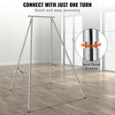 Gaisa jogas rāmis, 2,9 m augsts jogas šūpuļa statīvs, līdz 250 kg slodze, hromēta tērauda caurules statīvs apgrieztajai jogai un jogas šūpulim, piemērots lietošanai iekštelpās un ārā