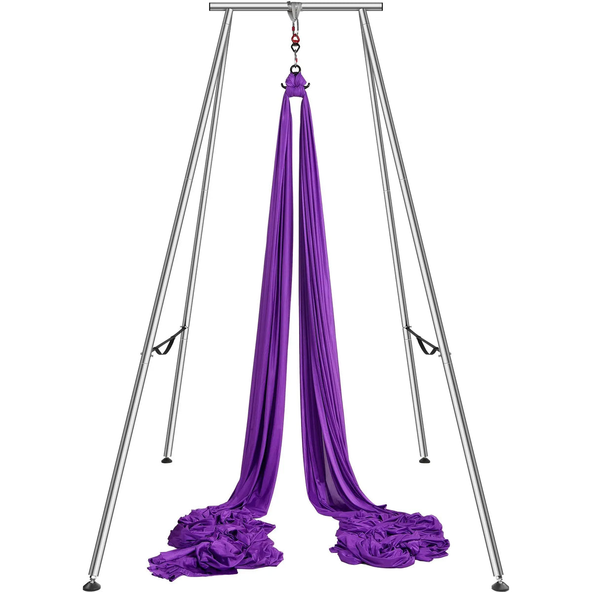 VEVOR Air Yoga Frame 2.95 m with 12 m Purple Swing, up to 250 kg, Professional
