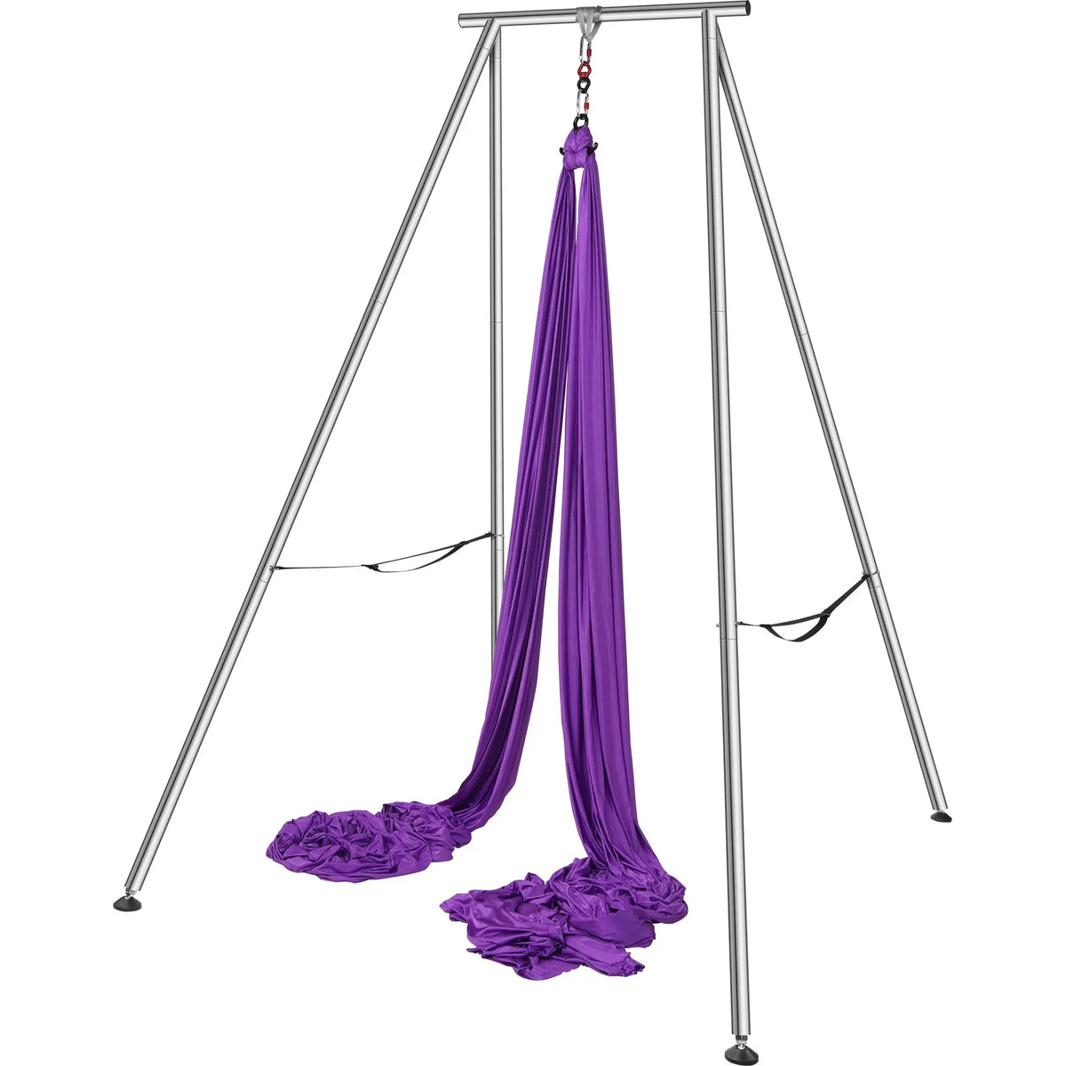 VEVOR Air Yoga Frame 2.95 m with 12 m Purple Swing, up to 250 kg, Professional