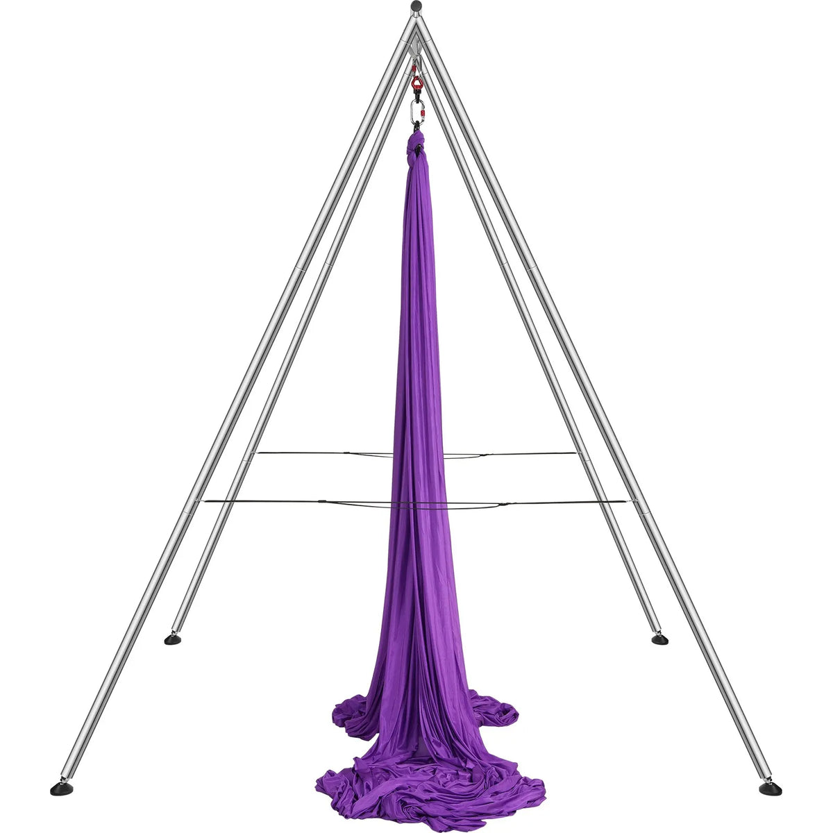 VEVOR Air Yoga Frame 2.95 m with 12 m Purple Swing, up to 250 kg, Professional