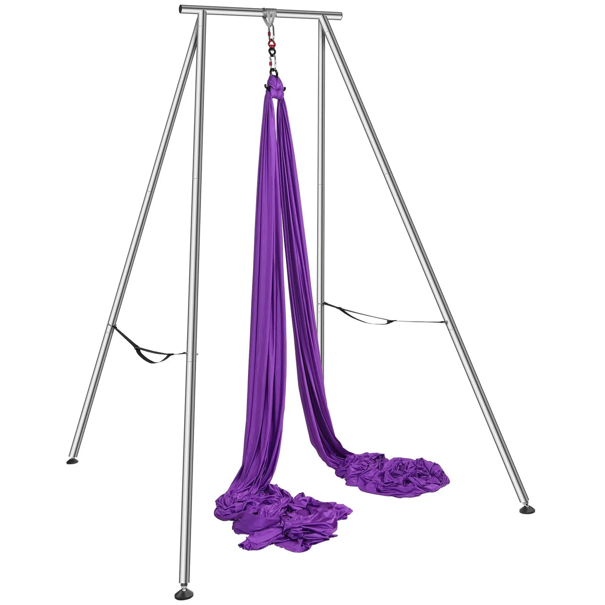 VEVOR Air Yoga Frame 2.95 m with 12 m Purple Swing, up to 250 kg, Professional