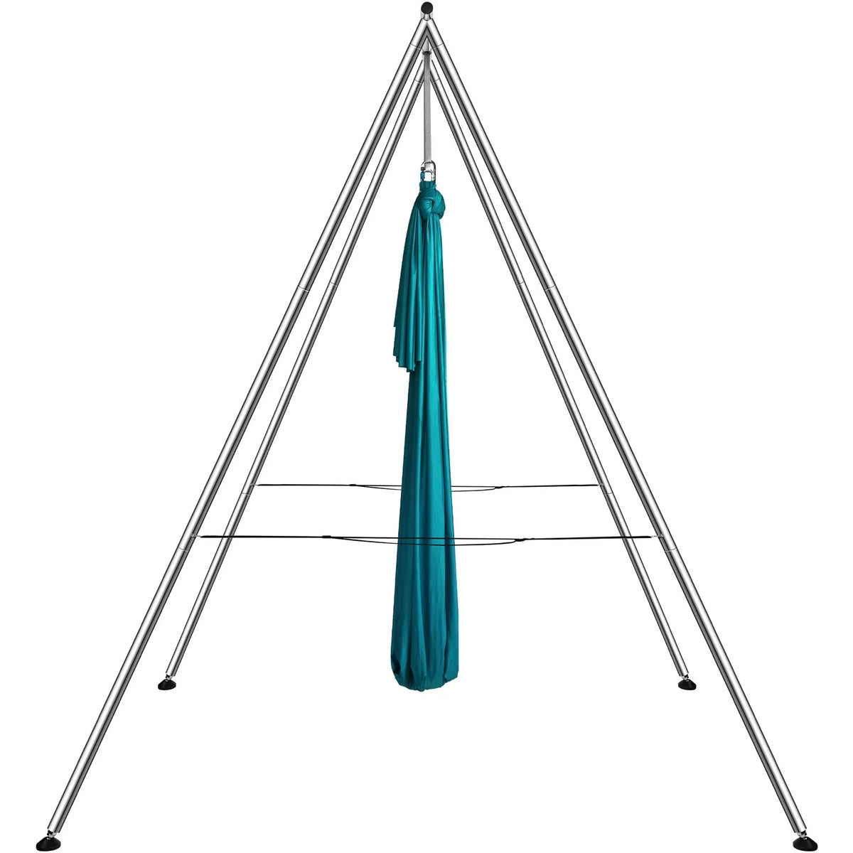 VEVOR Air Yoga Frame 2.95 m with 6 m Swing, up to 250 kg, Indoor and Outdoor, Green