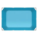 Virszemes peldbaseins ar metāla rāmi 3 × 2 × 0,76 m, taisnstūrveida tērauda konstrukcija, liels āra ģimenes baseins, viegli saliekams, rūsas izturīgs, ietilpība 3959 l, zilā krāsā