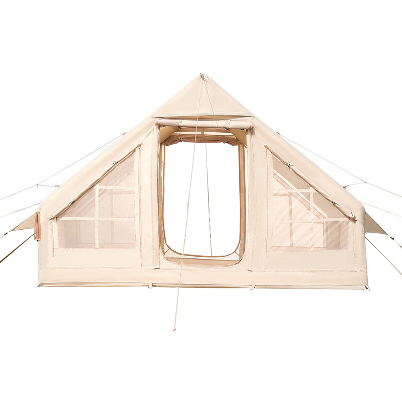 VEVOR piepūšamā telts kempingam 3–5 personām, glampinga telts ar pumpi, viegli uzstādāma