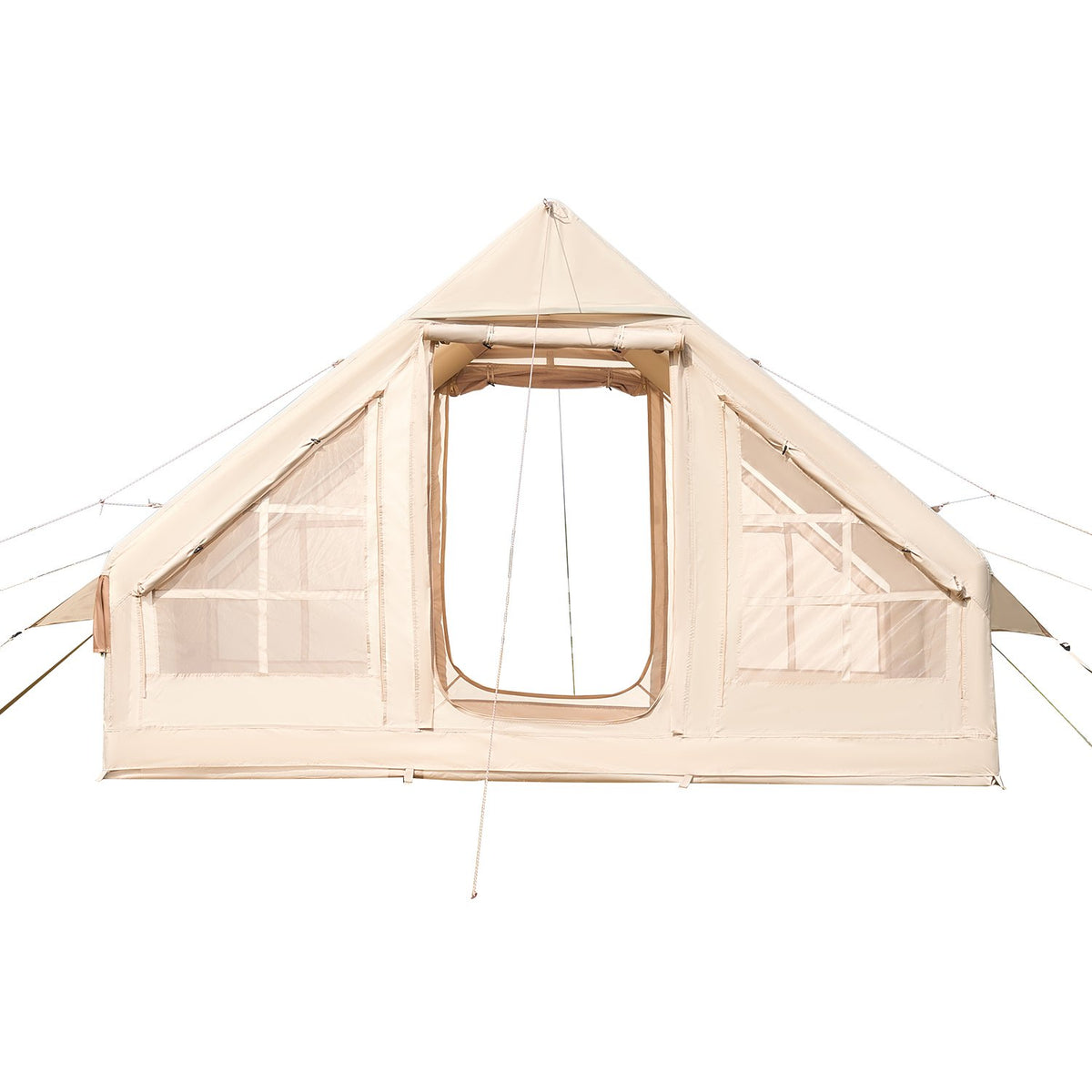 VEVOR Inflatable Camping Tent for 3-5 People, Glamping Tent with Pump, Easy Setup