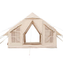 VEVOR piepūšamā telts kempingam 4–6 personām, glampinga telts ar pumpi, viegli uzstādāma