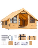 VEVOR piepūšamā telts kempingam 5–8 personām, glampinga telts ar pumpi, viegli uzstādāma