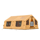 VEVOR piepūšamā telts kempingam 8–12 personām, glampinga telts ar pumpi, viegli uzstādāma