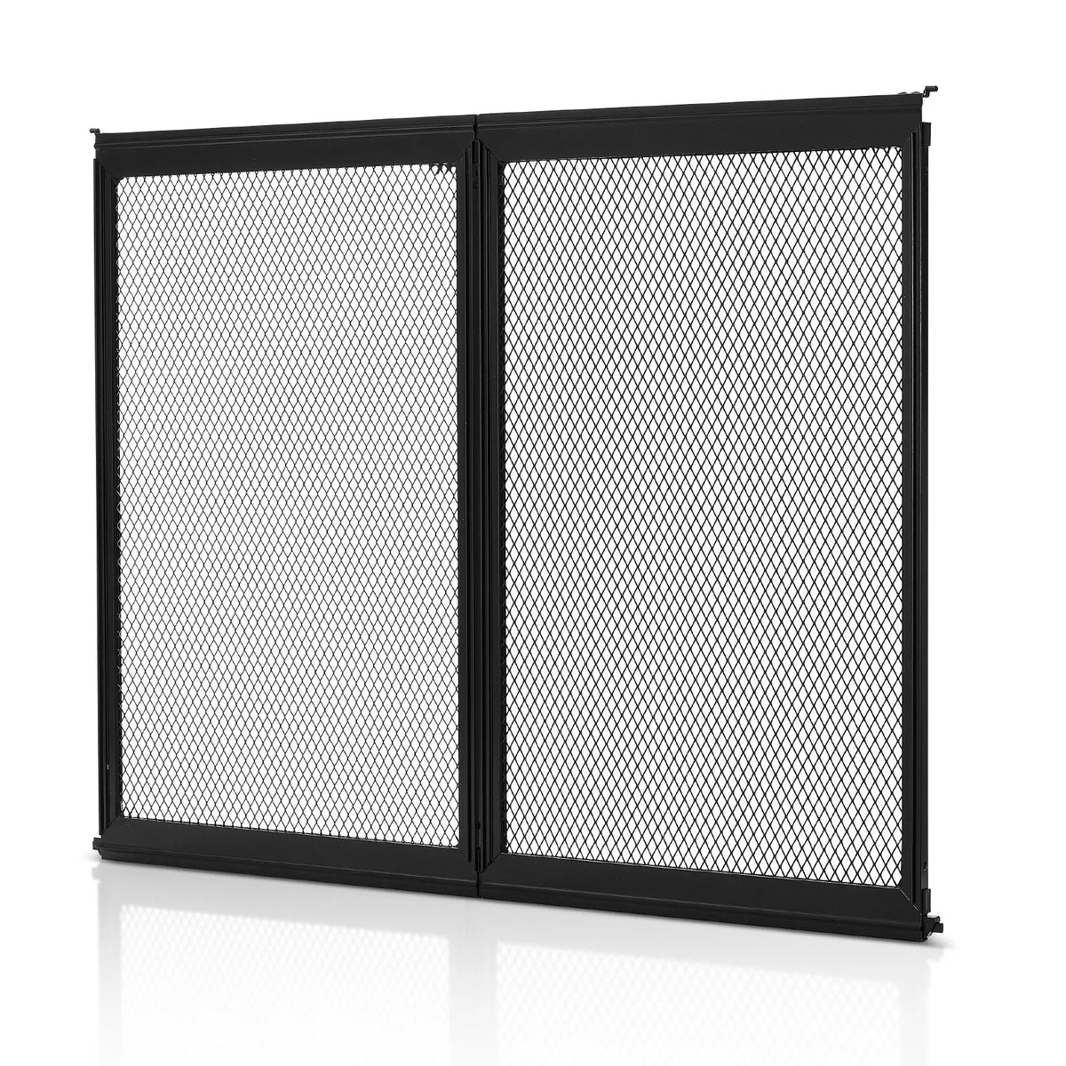 VEVOR Camper Door Screen, 622 × 508 mm, Easy to Install and Remove, Reinforced Breathable Mesh, Aluminium Alloy Entry Door Guard for Pet Protection, Black