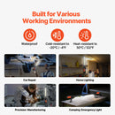 Motora pārsega darba lampa, 1450 lm, 4400 mAh uzlādējama ar magnētu, spilgta LED gaisma, pārnēsājama bezvadu darba lampa auto remontam, pārbaudēm, darbnīcām, garāžām, neatliekamām situācijām un mājas apgaismojumam