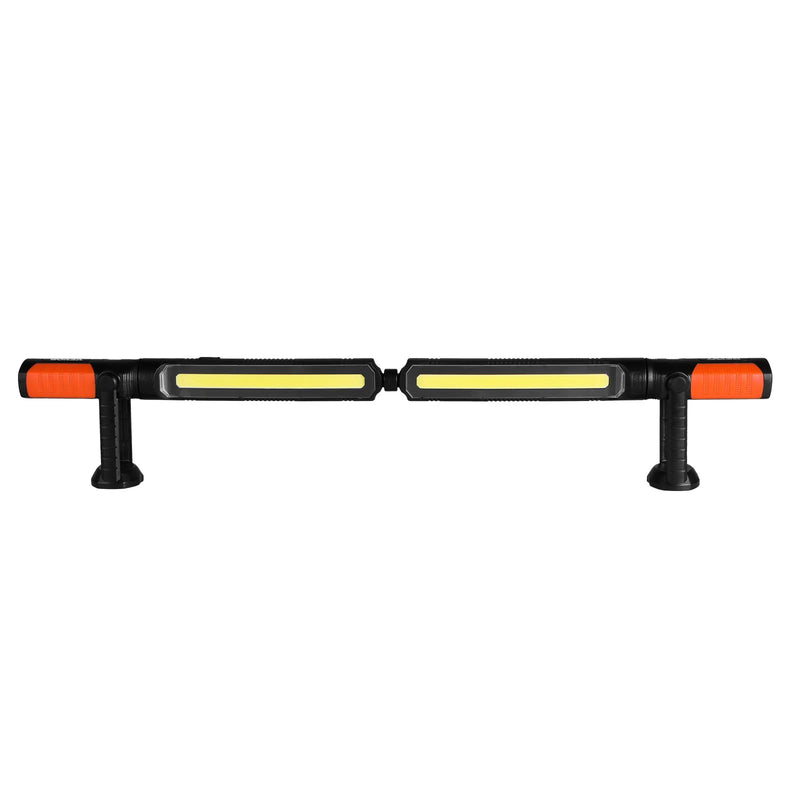 Motora pārsega darba lampa, 1450 lm, 4400 mAh uzlādējama ar magnētu, spilgta LED gaisma, pārnēsājama bezvadu darba lampa auto remontam, pārbaudēm, darbnīcām, garāžām, neatliekamām situācijām un mājas apgaismojumam