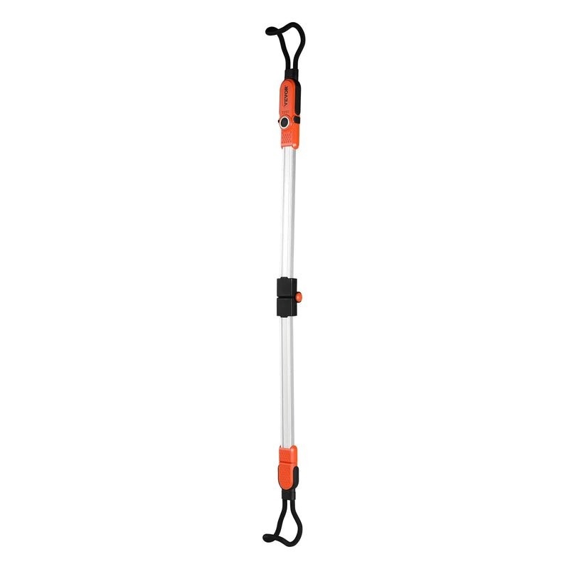 Motortelpas darba LED lampa, 2300 lm, 6000 mAh, uzlādējama, pārnēsājama, ar āķiem