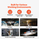 Motortelpas darba LED lampa, 2300 lm, 6000 mAh, uzlādējama, pārnēsājama, ar āķiem